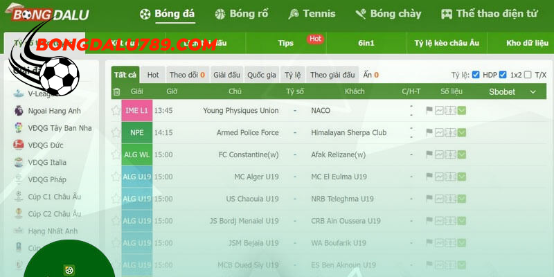 Bongdalu - chuyên cung cấp lịch bóng đá uy tín